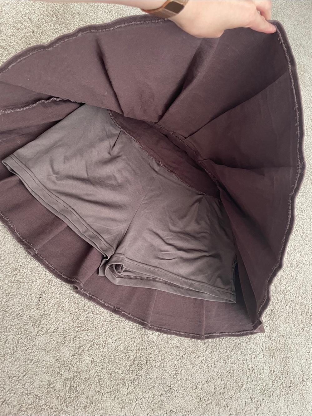 Windsor Pleated Mini Skirt with shorts - Picture 6 of 8